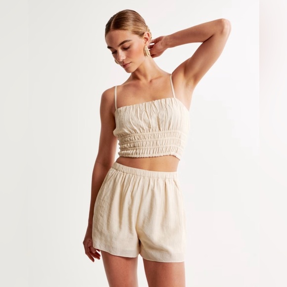 ABERCROMBIE Crinkle Textured Matching Set - Picture 3 of 10